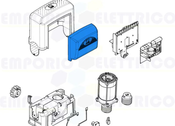 came spare part control panel front cover bk 119ribk025