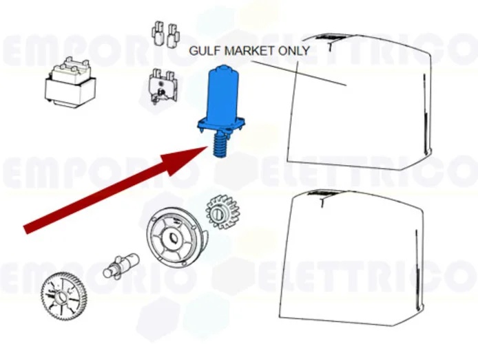 came spare part motor bxv sdn 119ribs014