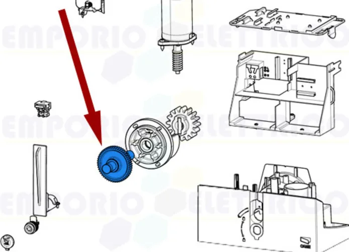 came spare part of the slow shaft bxl 119rib001