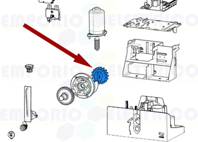 came spare part pinion bxl 119rib005