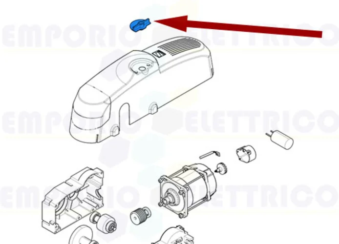 came spare part release lever emega 119rie052