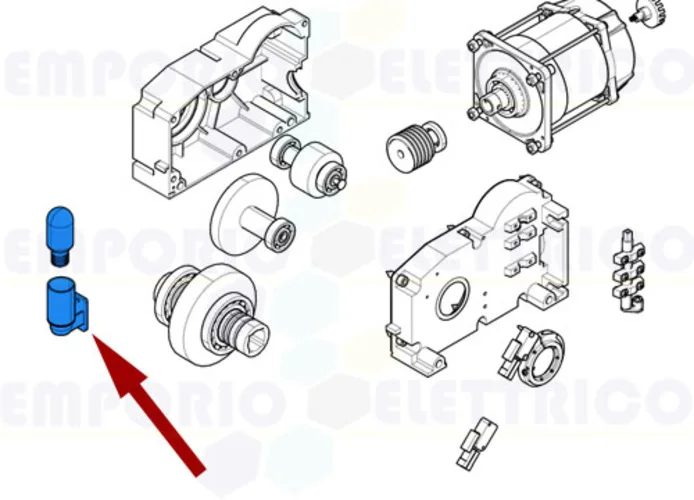 came spare part lamp holder emega 119rie068