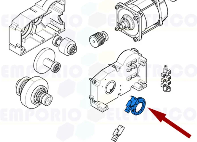 came spare part mechanical limit switch group emega 119rie069