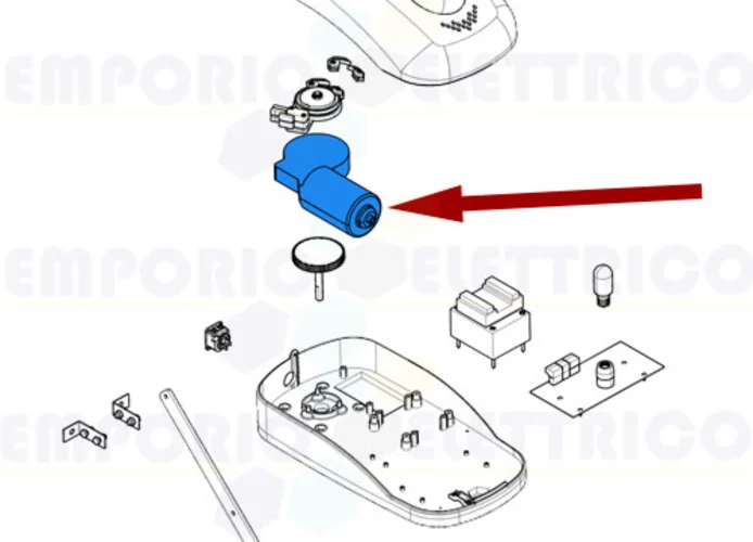 came spare part gearmotor ver 119rie131