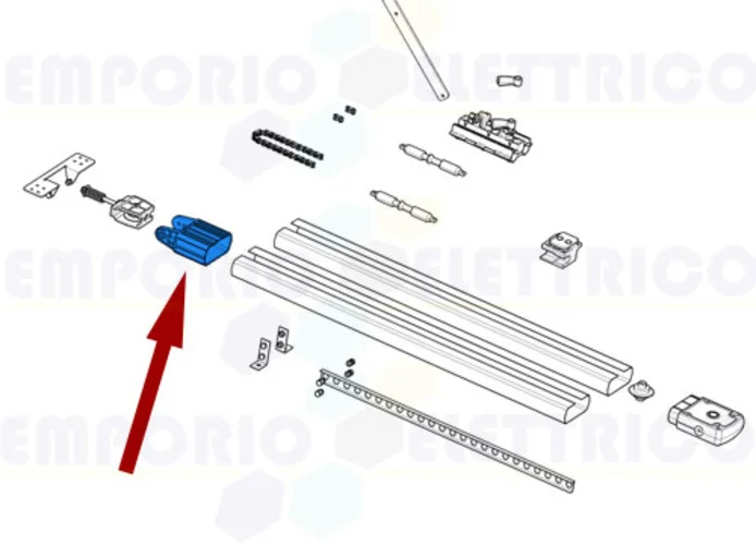 came spare part chain tightener support ver 119rie111