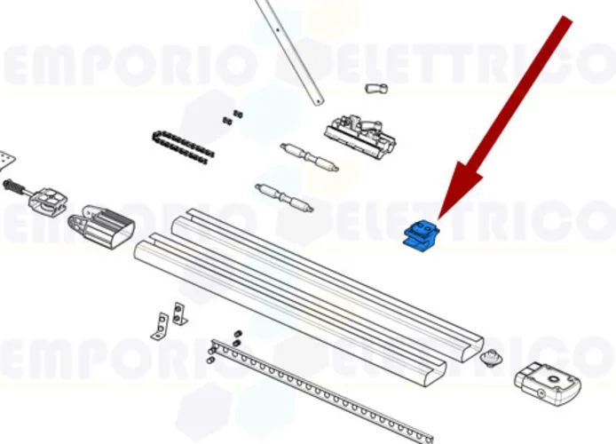 came spare part guide internal mechanical stop ver 119rie114