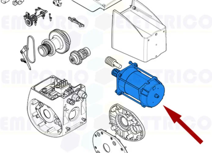 came spare part of the motor group c-bx 119ricx039