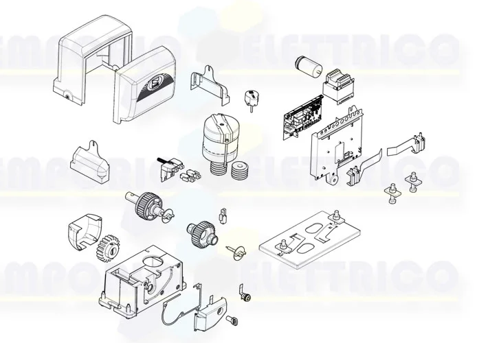 came motor spare parts page 001bx-74 bx-74 