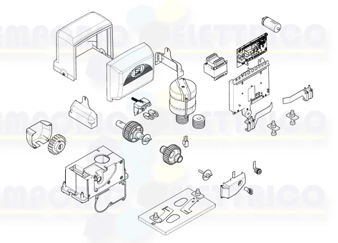 came motor spare parts page 001bx-64 bx-64 