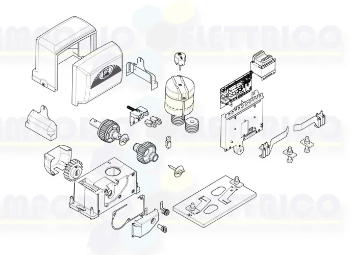 came motor spare parts page 001bx-246 bx-246 