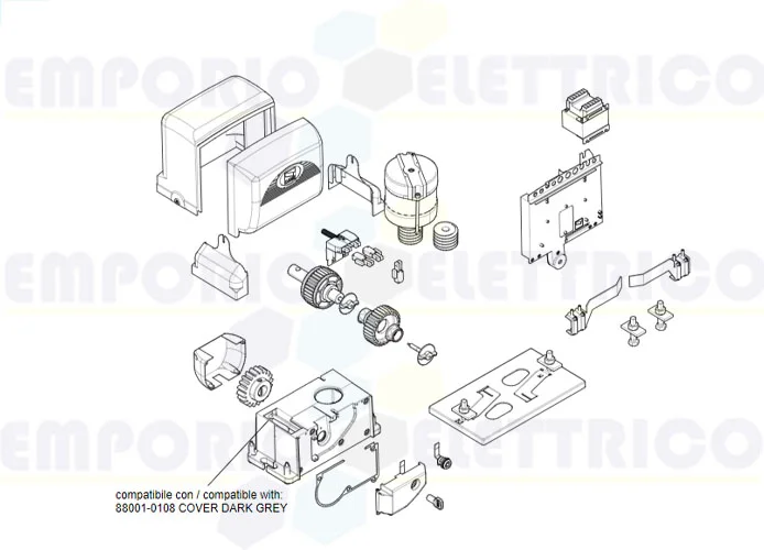 came motor spare parts page bx-241