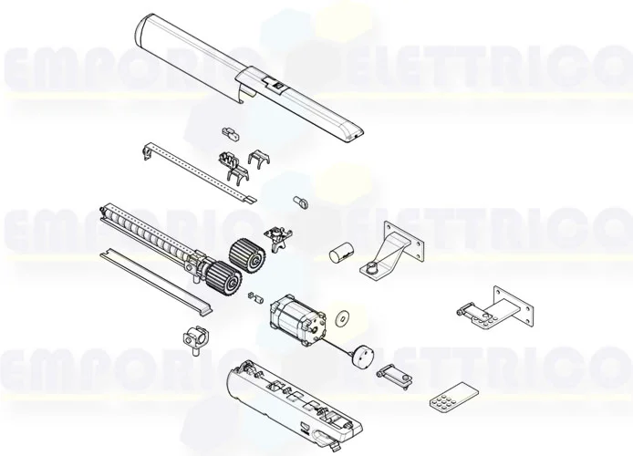 came motor spare parts page 001a3000 a3000