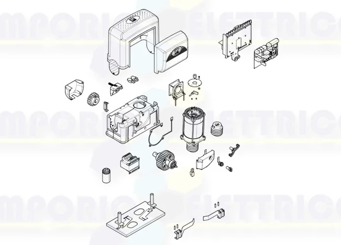 came motor spare parts page bk221e 