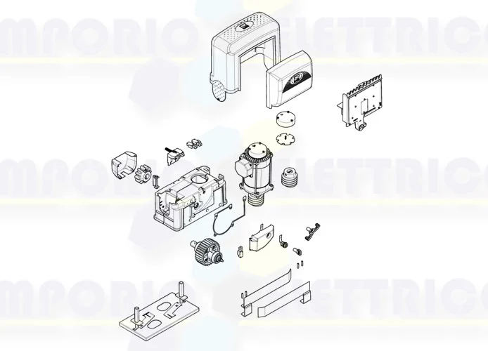 came motor spare parts page bk2200t 