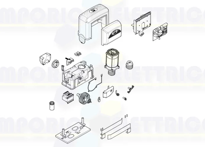 came motor spare parts page bk2200 