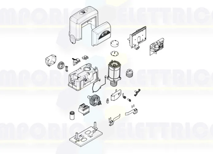 came motor spare parts page bk1200p 