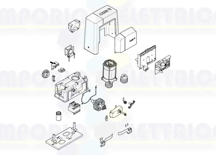 came motor spare parts page bks08ags 801ms-0070