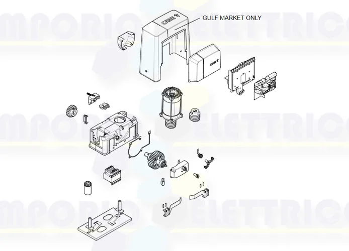 came motor spare parts page bks12als