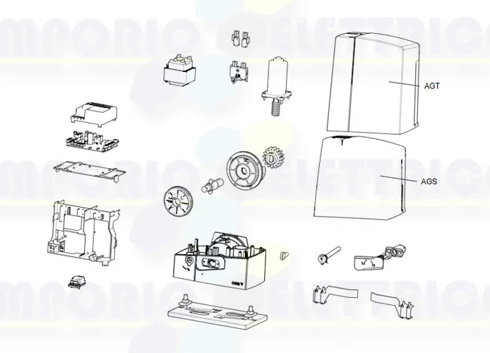 came motor spare parts page bxv10agt 801ms-0240