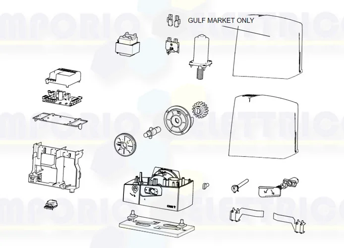 came motor spare parts page bxv08ags bxv08als 801ms-0210