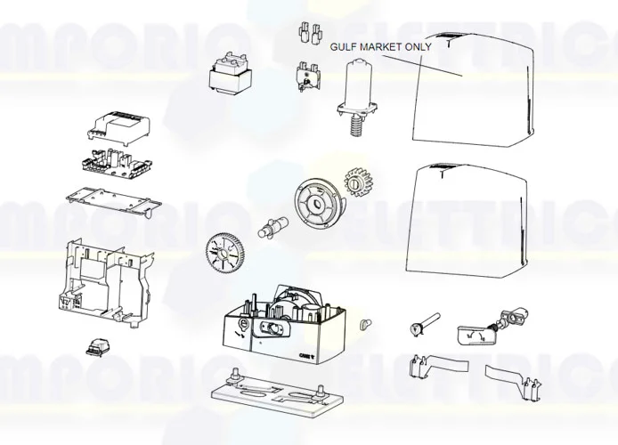 came motor spare parts page bxv04ags - bxv04als 801ms-0150