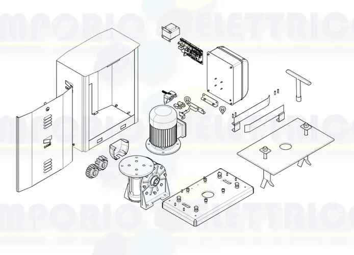 came motor spare parts page by-3500t