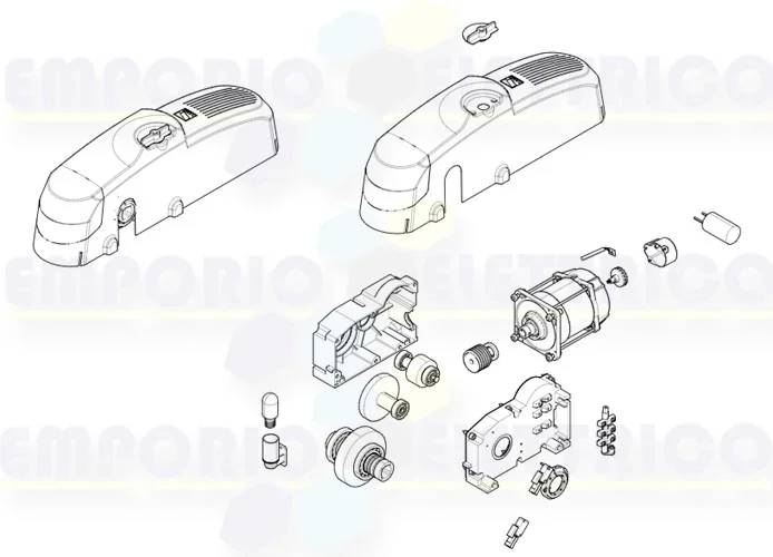 came motor spare parts page 001e456 e456