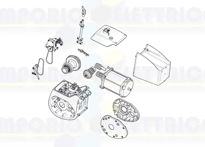 came motor spare parts page 001c-bxe24 c-bxe24