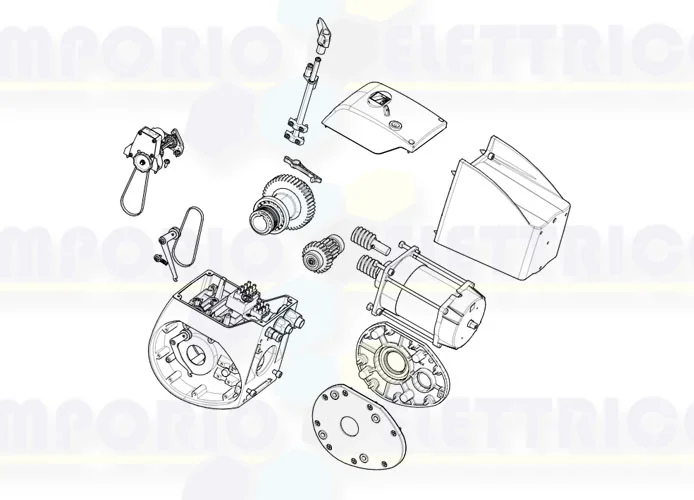 came motor spare parts page 001c-bxe c-bxe