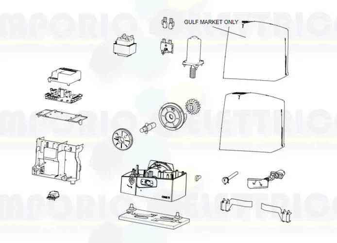 came motor spare parts page bxv10als