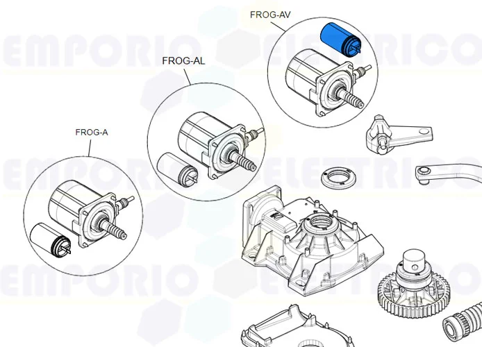 came spare part capacitor 20mF frog 119rir277