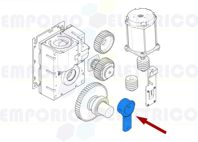 came spare part transmission arm g2500 119rig091