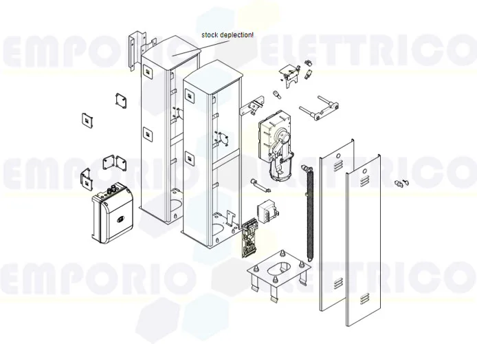 came spare part page for g2500-g2500n barriers