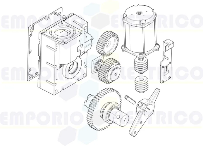 came spare part page for gearmotor-g4000 barriers