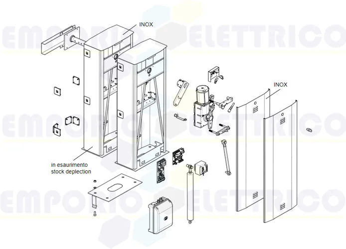 came spare part page for G6000 barriers