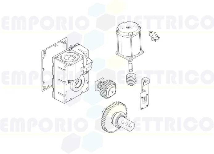 came spare part page for gearmotor-g3000 barriers