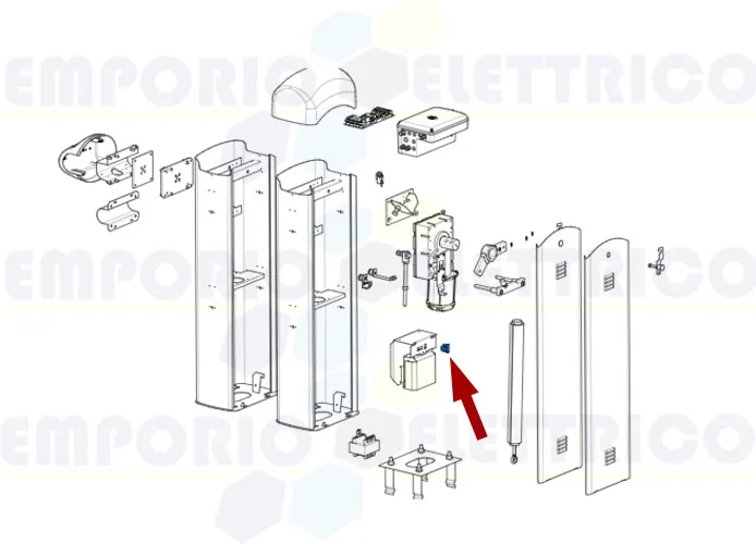 came ricambio interruttore e porta fusibile g3000 119rir446