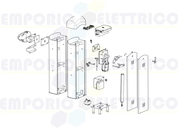 came spare part page for g3000-g3001 barriers