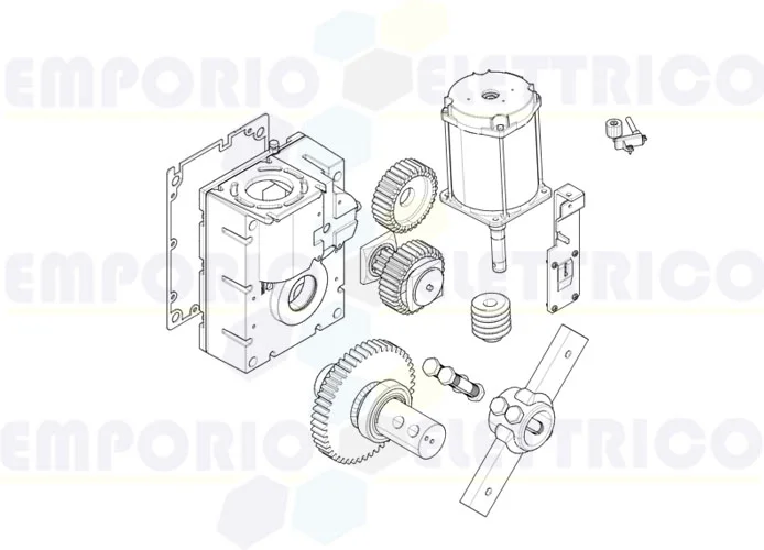 came spare part page for gearmotor-g4040e barriers