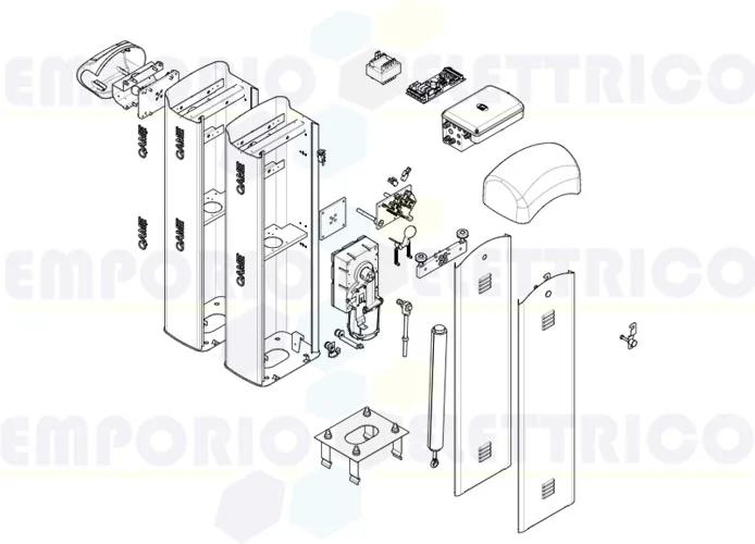 came spare part page for g4040z-g4040iz_v.0 barriers