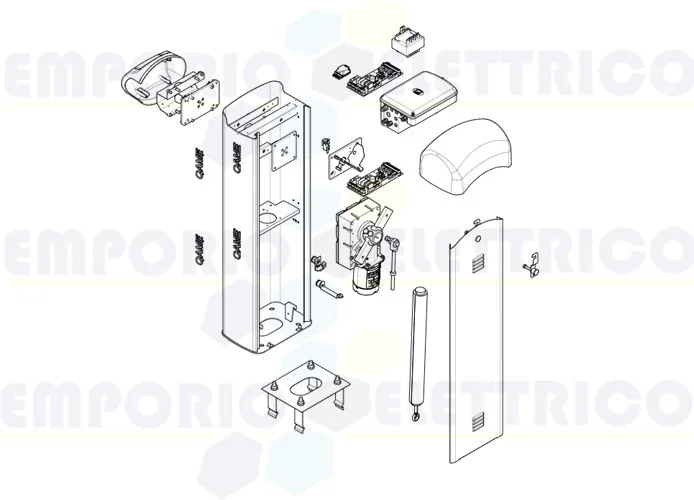 came spare part page for g4040ezt v.0 barriers