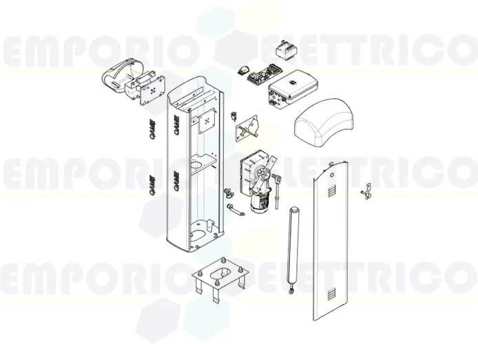 came spare part page for g4040ez barriers