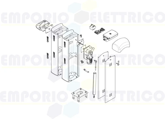 came spare part page for g4040e barriers