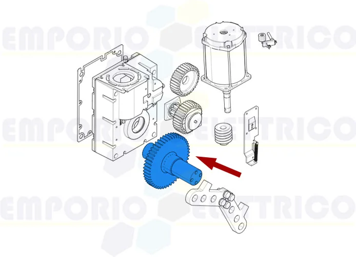 came ricambio albero lento gt4 codice 88003-0087