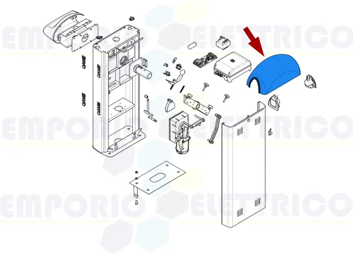 came spare part barrier cover gard 8 119rig135