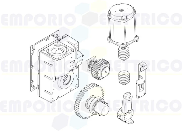 came spare part page for gearmotor-g2080z barriers