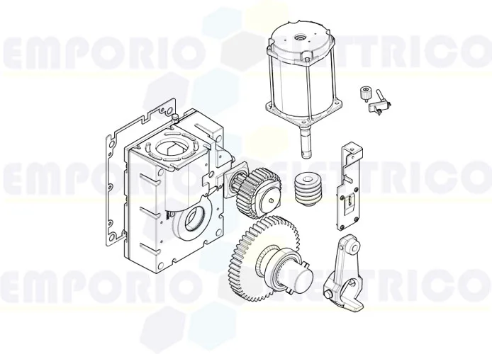 came spare part page for gearmotor-g2080e barriers