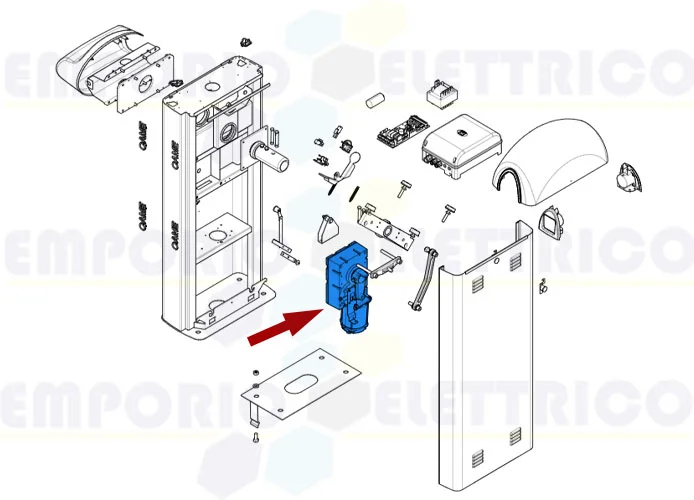 came spare part gearmotor gard 8 230v 119rig197