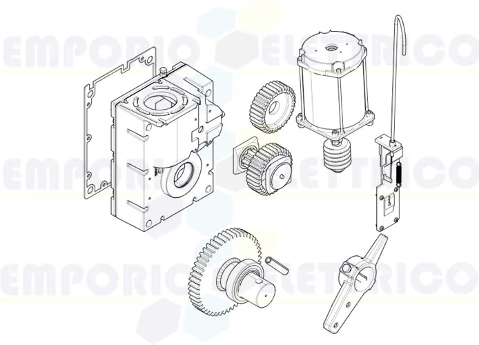 came spare part page for gearmotor-g12000 barriers