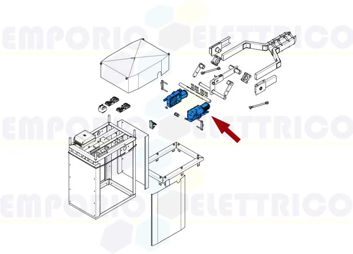 came spare part gearmotor gard 12 119rig200